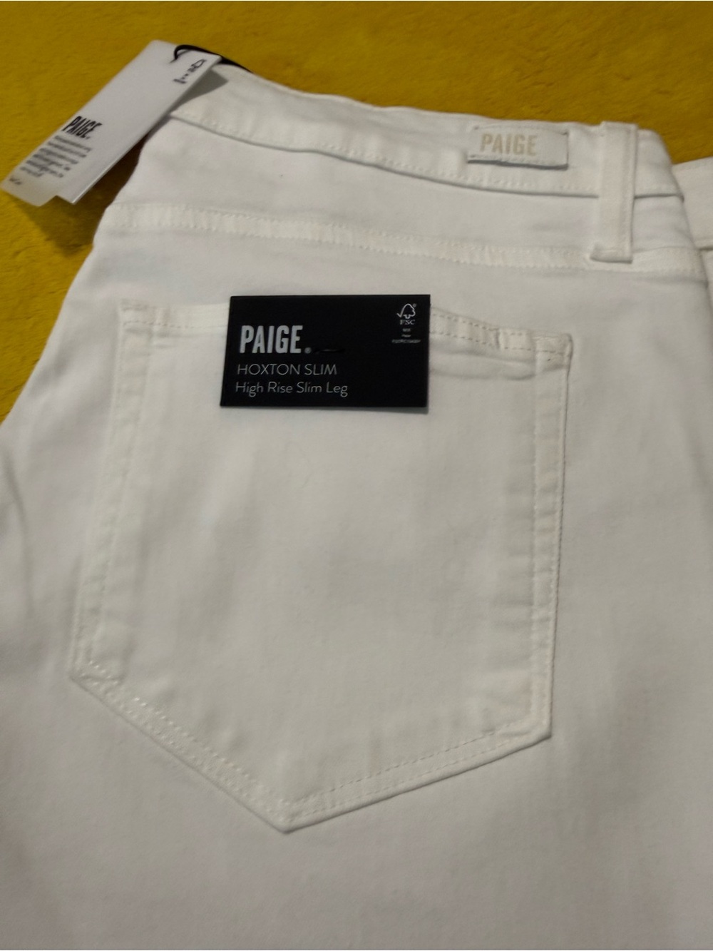 PAIGE women Slim White Jeans - Picture 3 of 4